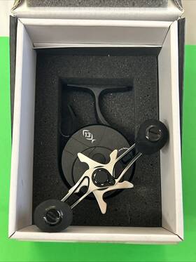 Bbff2.5-lh 13 Fishing Freefall Carbon Inline Ice 2.5 1 Reel - Black Lh