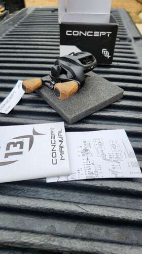 Ca3-6.3-lh 13 Fishing Concept A3 Right Handed Gear Ratio 7.5 1 Used Working Great