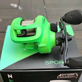 Isz7.3-lh 13 Fishing Inception Sport Z Baitcast Reel 7.3 1 Left Green Black Mpn