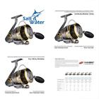 432394631 Spinning Reel Saltwater Fishing Reels For Inshore Beach 712396000938