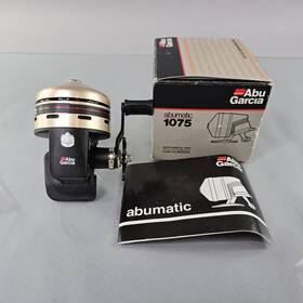 1075 Abu Garcia 036282020542 Abumatic Spincasting Reel Complete In Box Nice