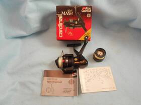 Abu Garcia 036282039384 Cardinal Black Max 62 Reel Box And Extra Spool