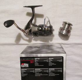 Abu Garcia 036282857858 Cardinal 301 Spinning Reel 7 Ball Bearings 5 1 Gear Ratio Used