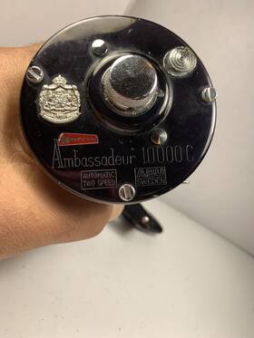 10000c Abu Garcia Vtg Ambassadeur Fishing Reel Sweden Made
