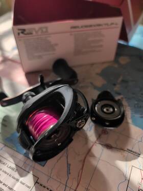 1565125 Abu Garcia Revo 5 Stx Lp-l Left Hand Baitcasting Reel. Nib