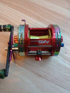 1637912 Abu Garcia Ambassadeur 6500 C Rainbow Pro Rocket Inch Excellent Condition Custom