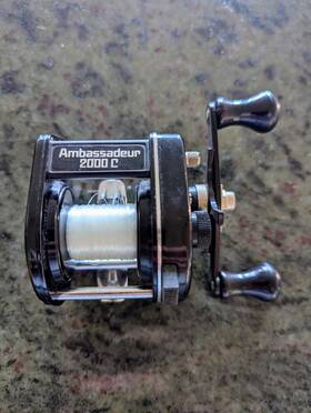 2000c Abu Garcia Rare Old Ambassadeur Baitcasting Fishing Reel Made In Sweden