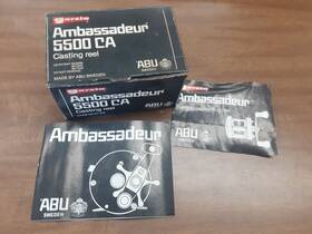 5500ca Abu Garcia Scarce Ambassadeur Sweden High Speed Baitcasting Reel Box Only