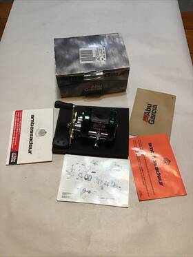 5600c5 Abu Garcia Ambassadeur Mag-x Green Reel And Gold Excellent In Box With Paper Lot S7