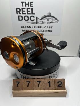 6001b Abu Garcia Ambassadeur Left Hand Baitcast Reel Orange Sweden 2012