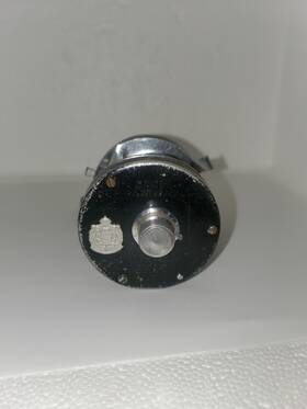 760304 Abu Garcia Ambassadeur 5000c Black And Chrome Vintage Good