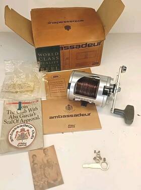 Sx7700cl Abu Garcia 7700cl Ambassadeur 7700 Cl Levelwind Reel Sweden Very Good With Box