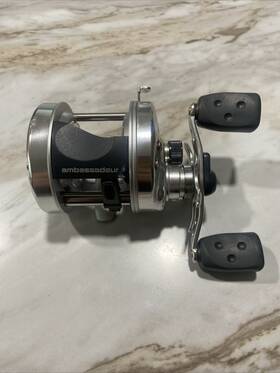 Ambs-5501 Abu Garcia Ambassadeur S Baitcasting Round Reel Ambs 5501 Silver 5.1 1 Lh. Read