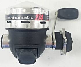 H101 Abu Garcia Vintage Abumatic 274 Push Button Rh Spin Cast Reel Pre-owned
