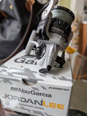 Jleesp30 Abu Garcia Jordan Lee Signature Spinning Reel 3000 7bb 5.2 1 Left