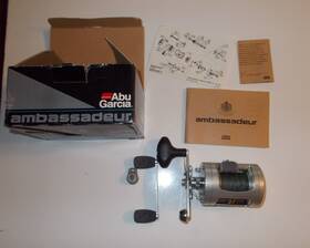 M6600cl Abu Garcia Morrum With Original Box And Power Handle Exc Made In Sweden