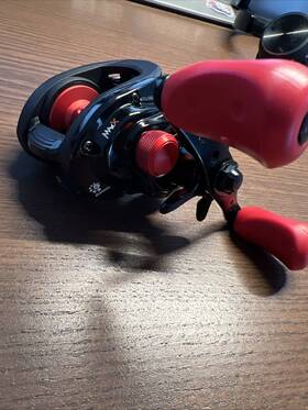 Max4x-l-c Abu Garcia Max 4x Reel Bait Casting 6.4 1 5 Bearing Black/red Right Handed