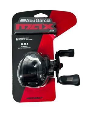 Max5sxlp-c Abu Garcia Maxsx Baitcast Reel 7 1 Bearings 6.8 Gear Ratio Black Max5sxlp