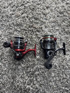 Mgx30 Abu Garcia 2 Used Good Condition Spinning Reels Revo Rocket 20 And
