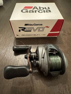 Revo5sxhslp-l Abu Garcia Revo Sx Low Profile Left Baitcast Reel 7.3 1 10bb