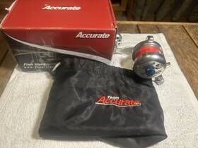Narrow2 Accurate Bx-500n Boss Xtreme 500 Speed Reel Rh 6/1 H 3/1 L Silver/blue
