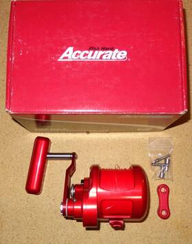 Bx-600x-r Accurate Used Red Boss Extreme 600 Single-speed Platinum Twindrag Fishing Reel