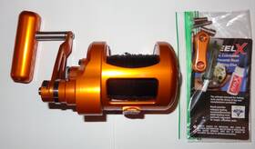 Bx2-600w Accurate Orange Boss Xtreme 600w 2-speed Right-handed Fishing Reel 600 Wide Bx2