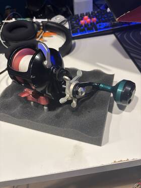 Tx-500-rasta Accurate Tern 500 Star Drag Reel 4.7 1 Rasta Twinstar Black Red Green