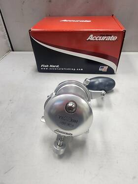 Txd-400x Accurate Tern2 Conventional Reel 6 1 Star Drag With Original Box