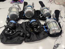 Vr200b Accurate Van Staal 08313 30 And 50 Wide Twindrag 2-speed Aluminum Reels