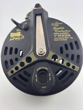 6000bcv Alvey Early Alley Fishing Reel V Series Lever Drag Made In Australia Preowned