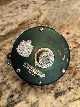 5500d Ambassadeur Vintage Abu Garcia Green Baitcasting Fishing Reel Sweden