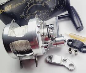 Ex30 Avet Ex30/2 Ex 30 2-speed Big Game Trolling Reel Silver 100lb Jerry Brown Spectra 3/02