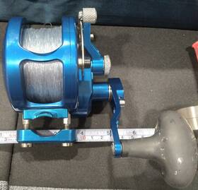 Hxj5 Avet Hxj5/2mc Hxj5/2 Mc Two-speed Lever Drag Casting Reel Hxj 5/2 Blue - Right Handed