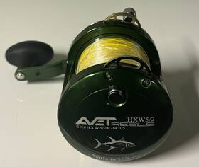 Hxw5 Avet Hxw5/2 Two-speed Lever Drag Reel - Right Handed Green -l