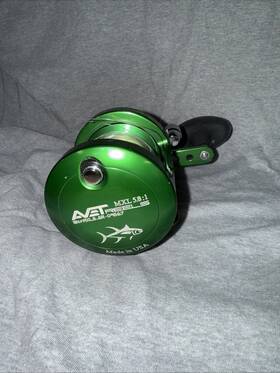 Mxl5.8g2ngpmc Avet Mxl5.8 Cast Single Speed Lever Drag Reel - Right Handed Green