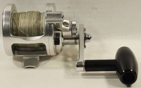 Sx5.0 Avet Sx 5.0 1 Single Speed Lever Drag Casting Reel-silver-right Hand 50# Braid