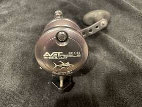 Sx5.3g2ngp Avet Sx5.3 Single Speed Lever Drag Reel Just Servicedleft Hand - Silver