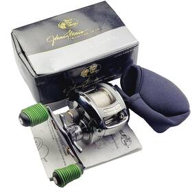 Jmx10hfa Bass Pro Shops Johnny Morris Baitcasting Reel Signature Series R/h Black In Box