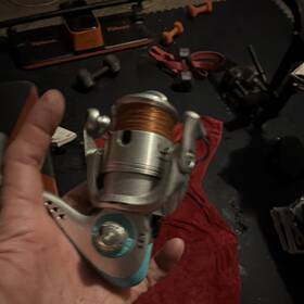 Ld10 Bass Pro Shops Lady Lite F21 Spinning Reel 7bb 5.6 1 Aluminum Power Lock