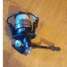 Mct20 Bass Pro Shops Mega Cast 5.1 1 Spinning Reel 4 Bearings Black