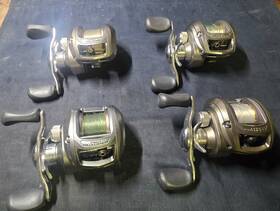 Pqx10shd Bass Pro Shops Baitcasters Lot Of Four 4 #0826220