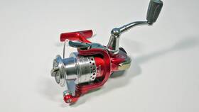 Rx-30 Bass Pro Shops Royal Express Rx 30 Spinning Reel - Red/very Nice 10 Bearings