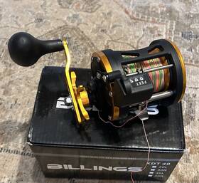 Xdt-40 Billings Xdt 40 Trolling Reel 3.8 1 3 Ball Bearings 15kg Drag 480m Capacity