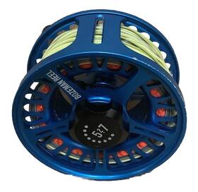Rs527 Boseman Reel Company Bozeman 5.2.7 Rs Series Blue Fly Fishing With Green Line No Case
