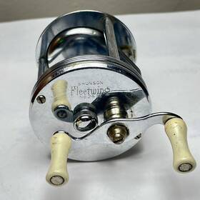 2475 Bronson F14- Vintage Fleetwing No. Level Wind Bait Cast Reel Works Vg