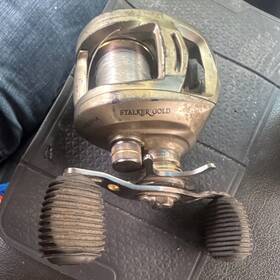 Md10ha Browning Stalker Gold Gold/black Baitcast Reel 3 Ball Bearings