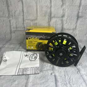 Cabelas 400456777103 Prestige Ii Plus Fly Reel- 3/4 Weight Box And Manual Tested