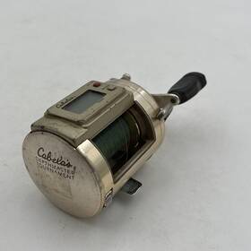 Dt-300 Cabelas 667744 Depthmaster Fishing Reel Model Tested Working