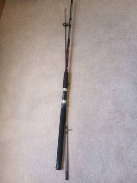 R2f-802mhs Calypso Salmon Run Fishing Pole 8ft0ftft Action Spinning Rod